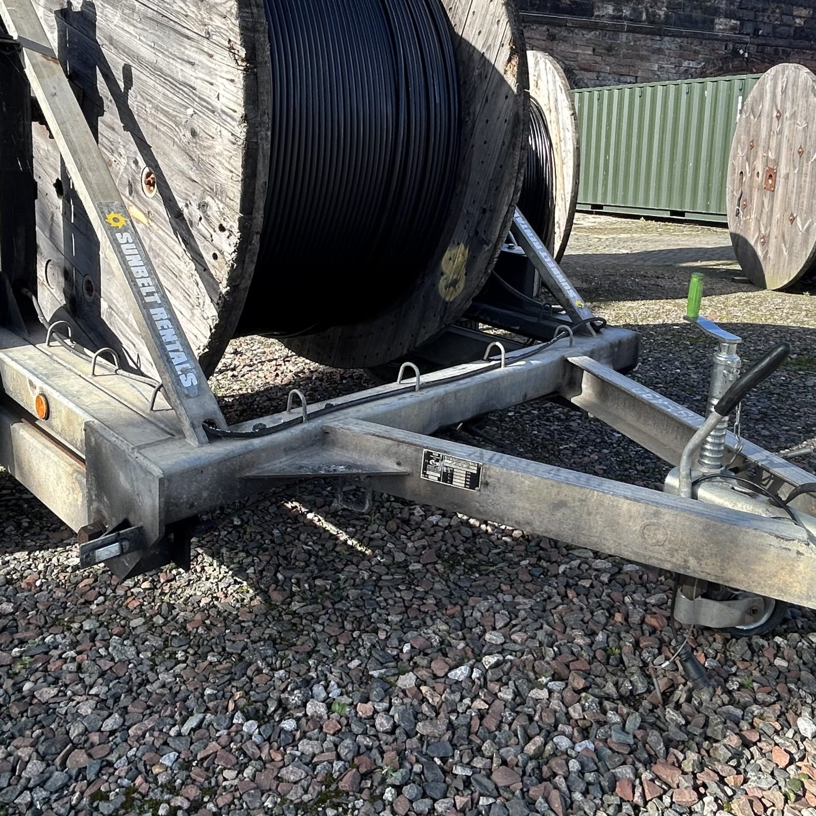 Equipment stored on a secure site
