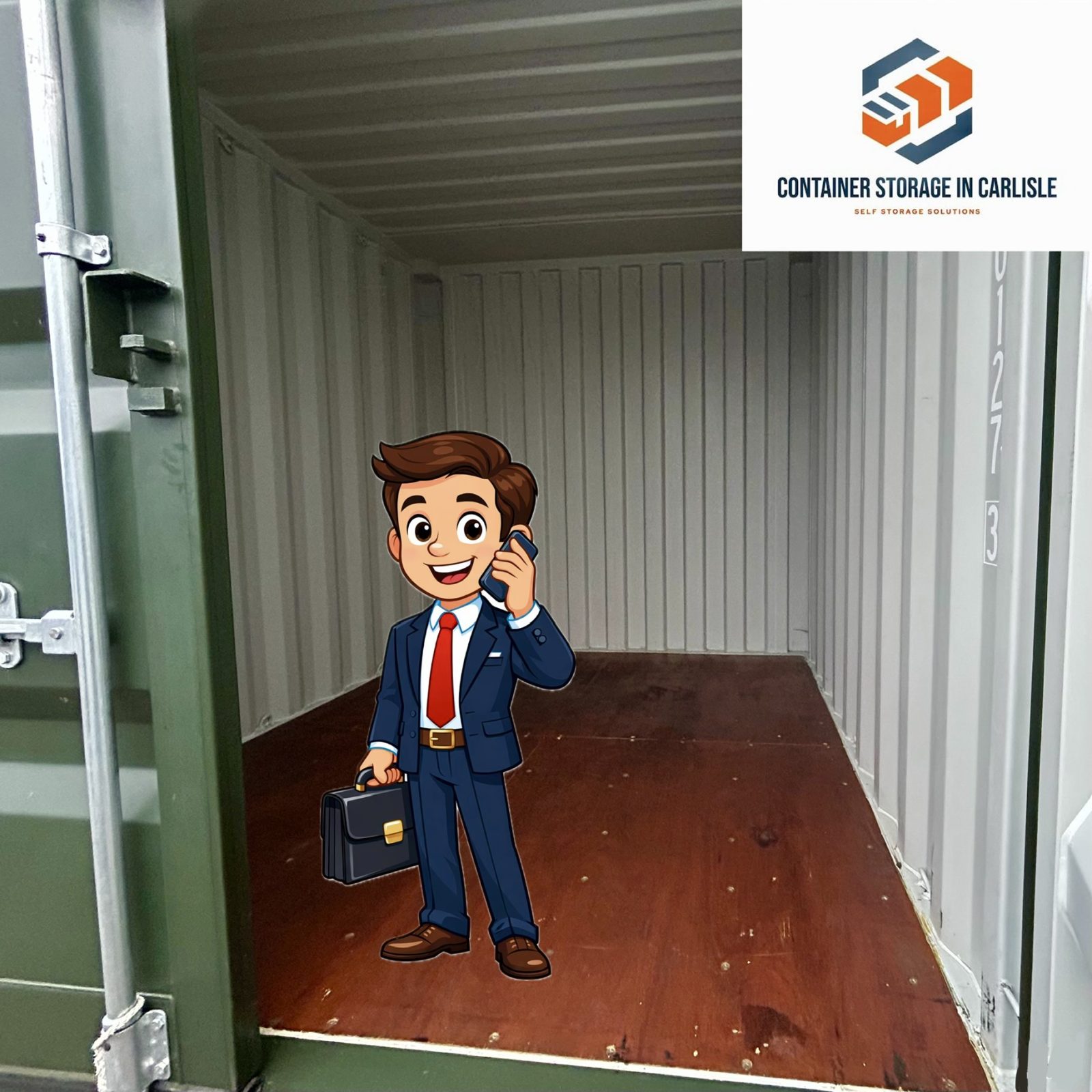 Typical self storage unit