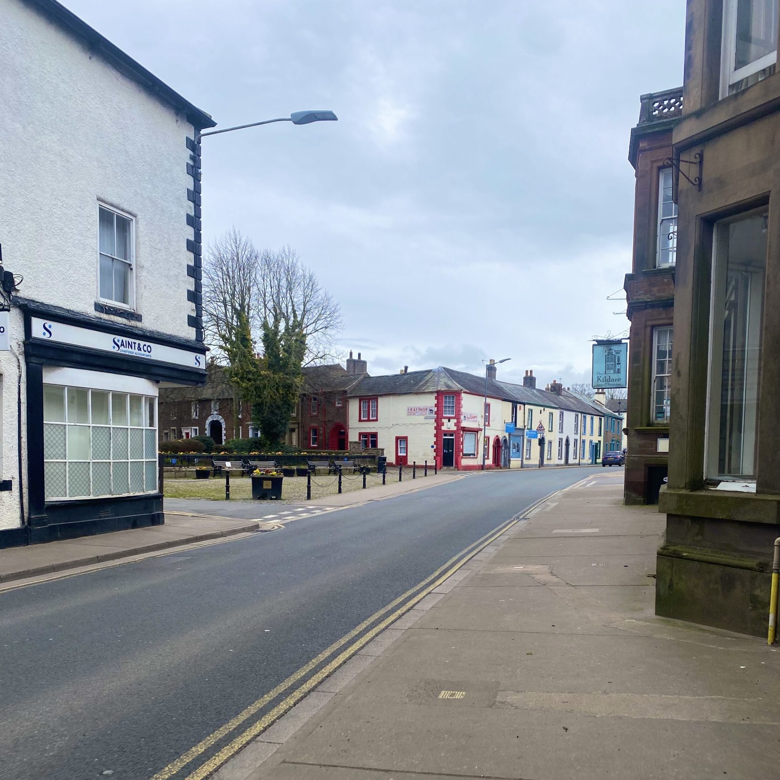 High Street in Wigton Cumbria