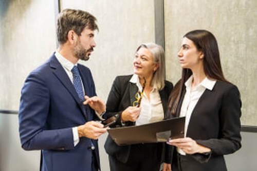 business people in a meeting