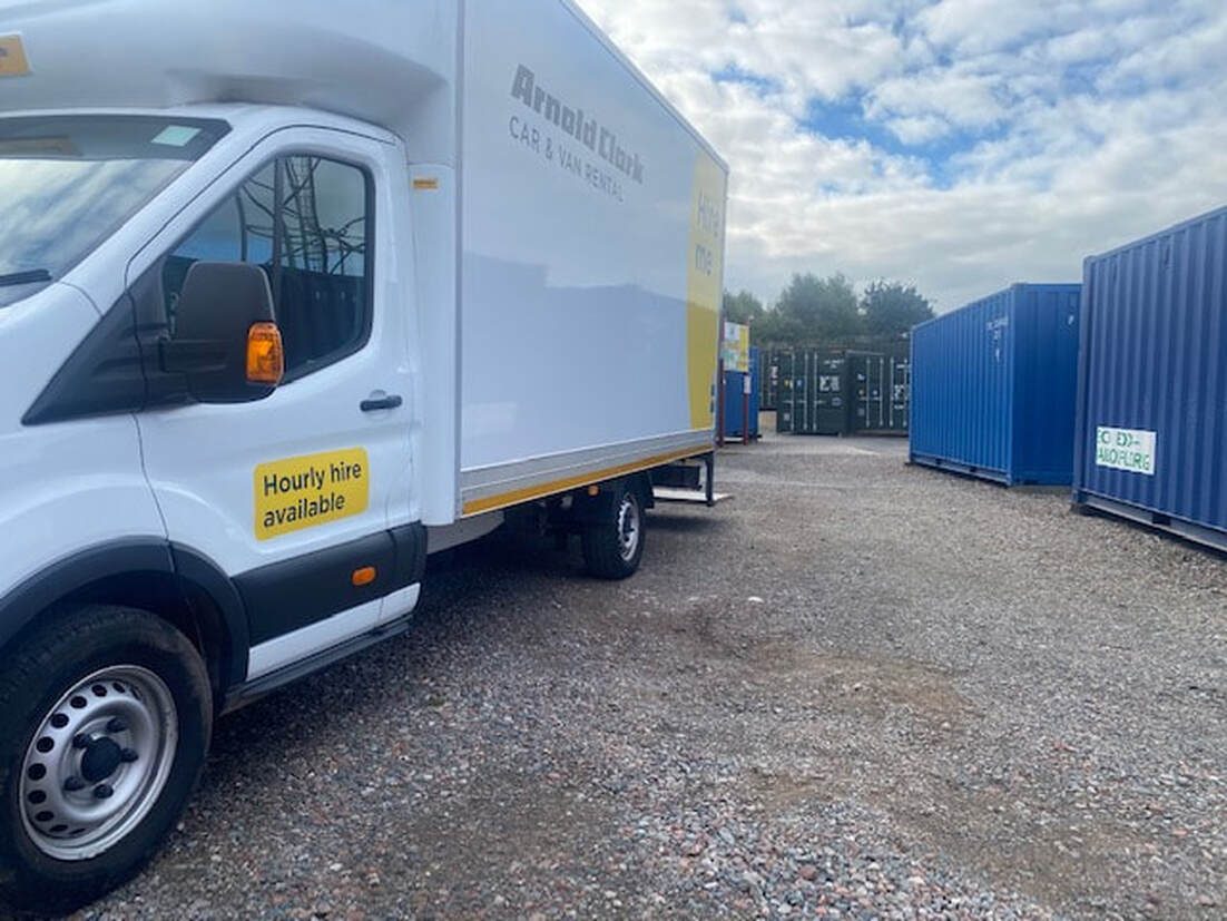 large van unloading