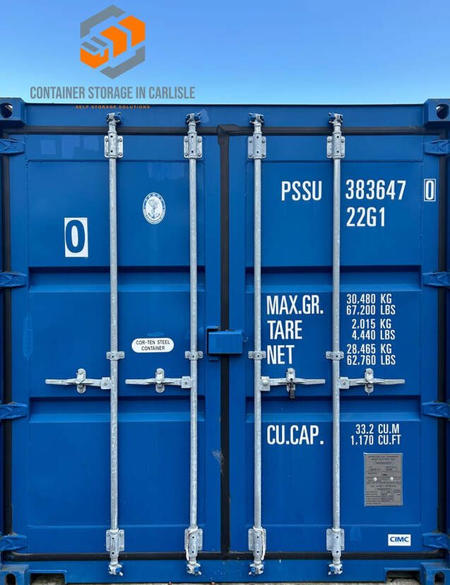 a storage shipping container