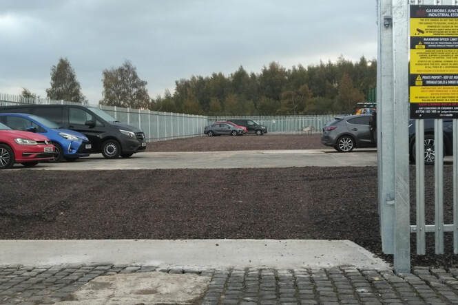 industrial yard space
