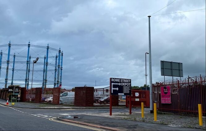 Rome Street Depot Entrance