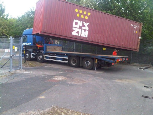 used 20 foot ISO shipping container for sale