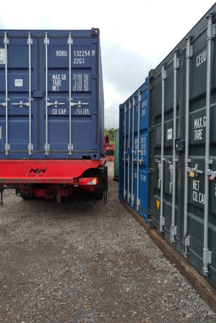 used shipping container for sale interior