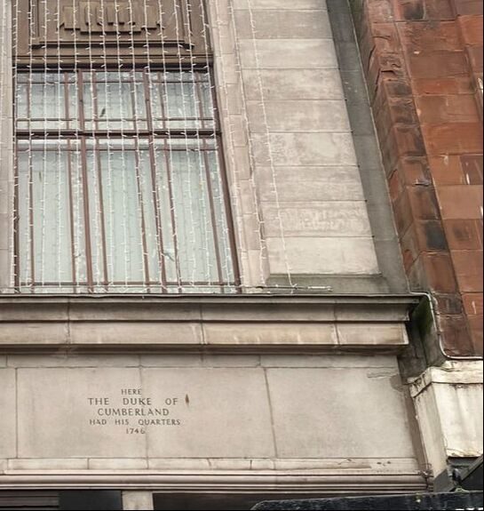 plaque on marks and spencers, carlisle