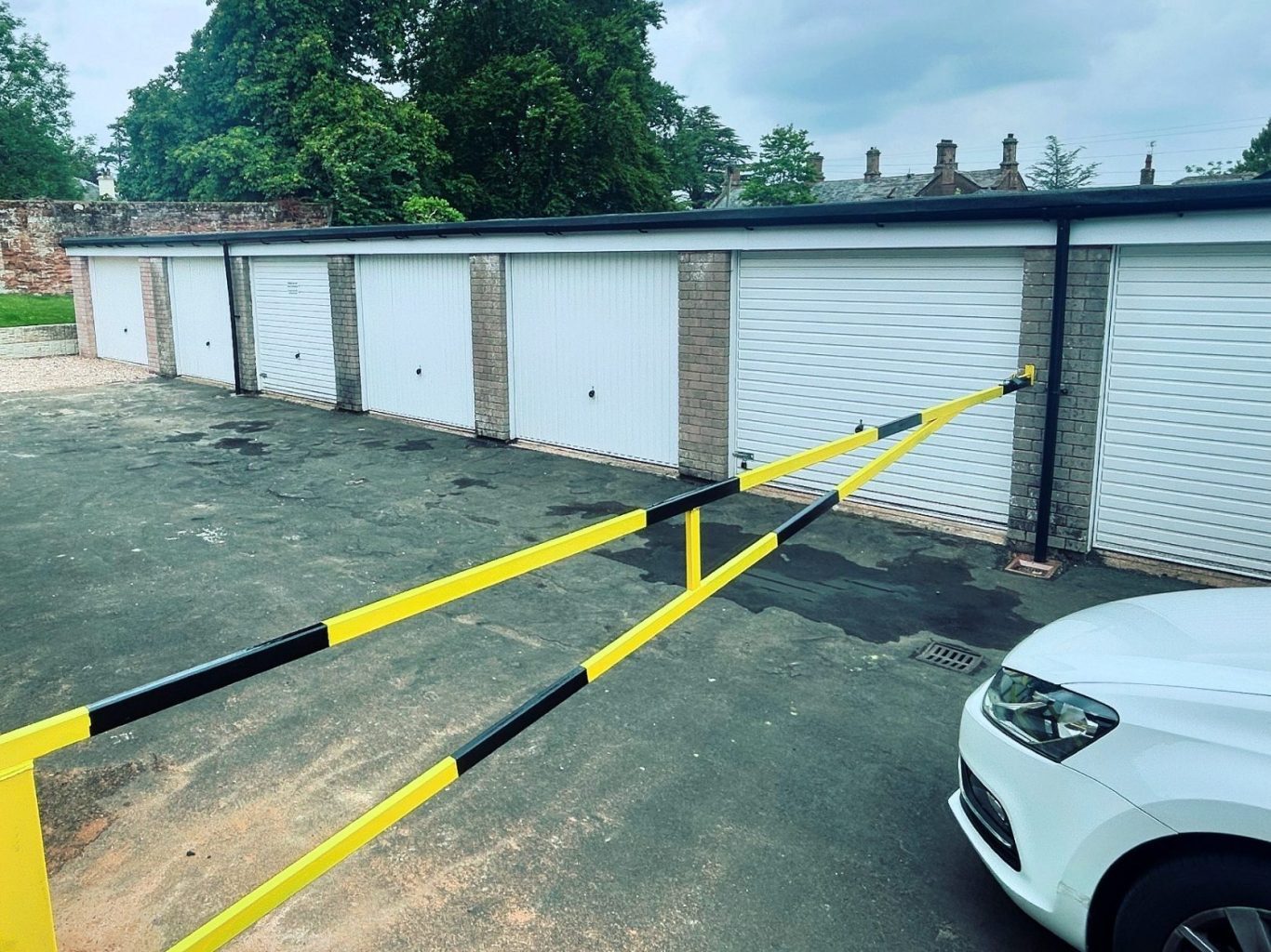compound of lock up garages in Carlisle