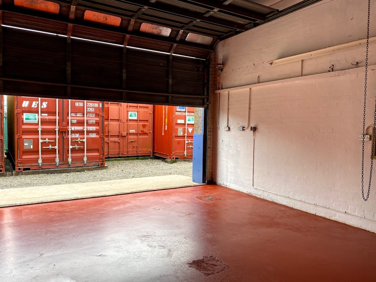 interior of a commercial storage unit in Carlisle
