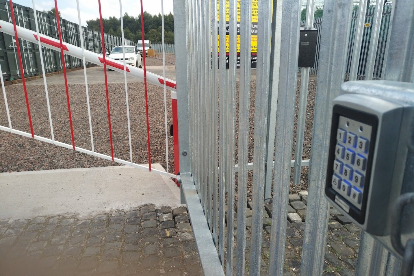 view of the storage compound