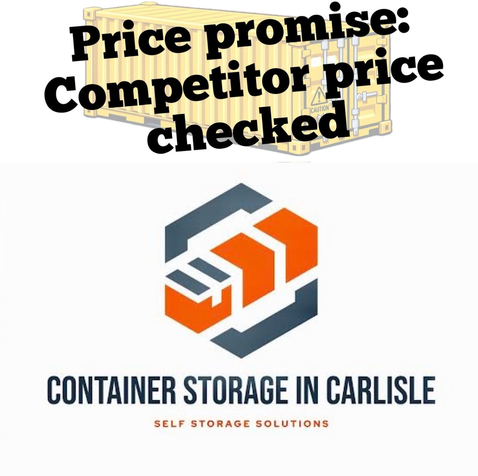 container storage in carlisle logo with price promise