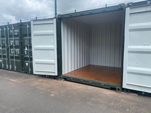 small 10 foot ISO shipping container
