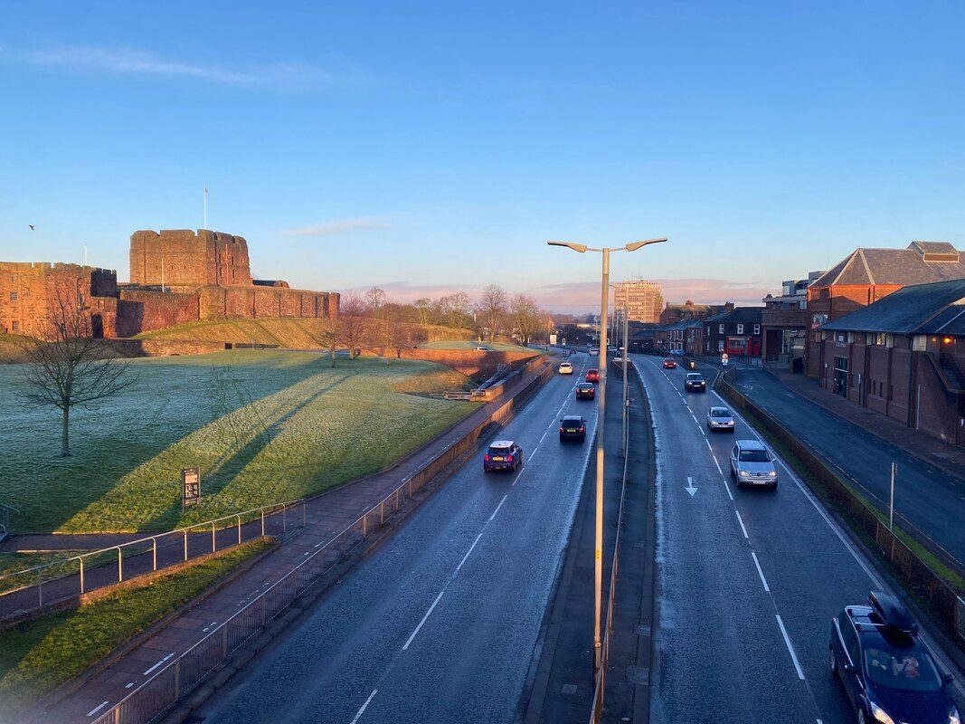 Carlisle castle in Cumbria