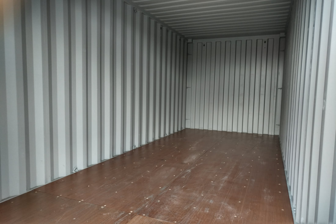 An open shipping container in carlisle