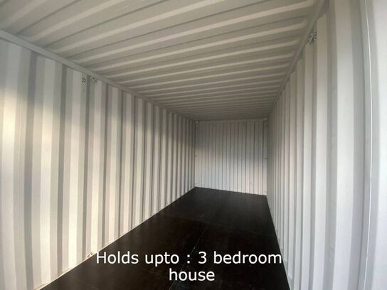 full sized shipping container