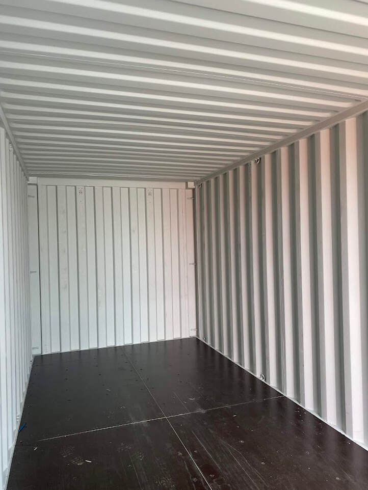 empty shipping container